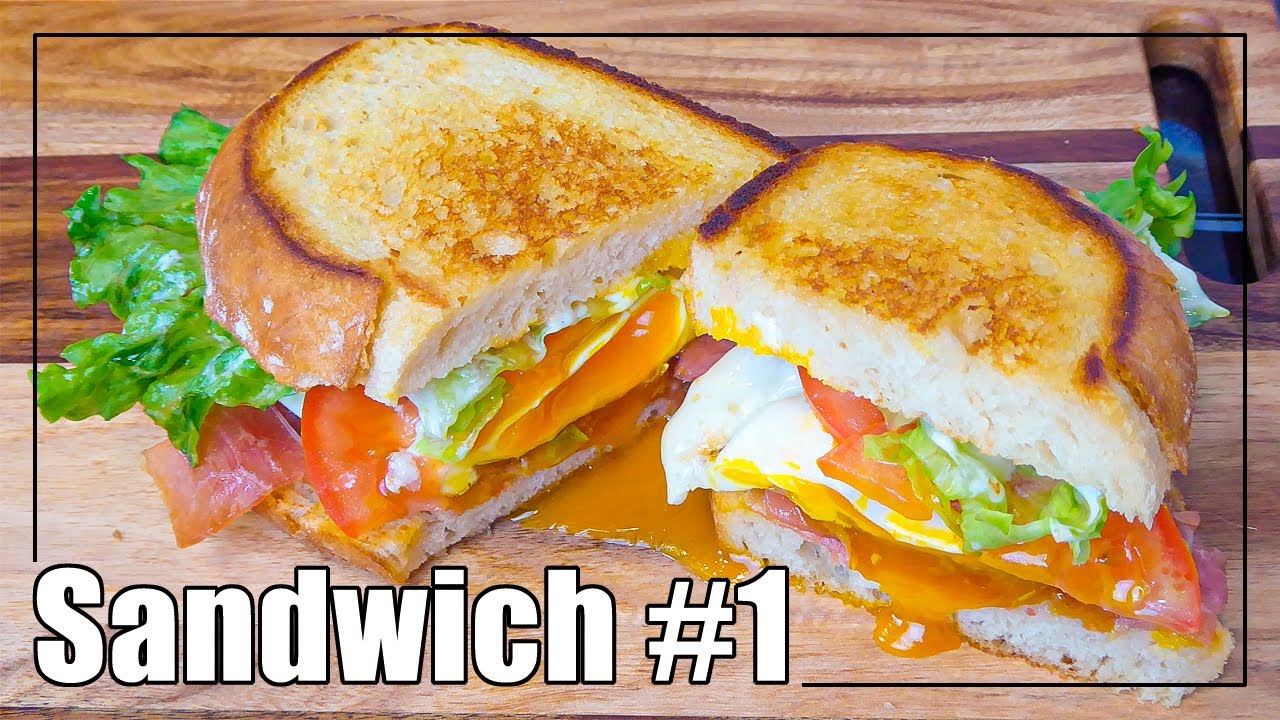 ✅ Receta SANDWICH de HUEVO FRITO ► Recetas de cocina para cenar