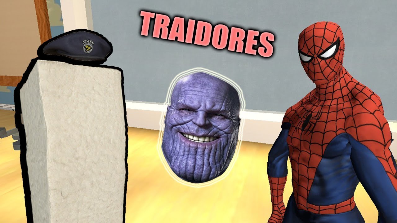UN TRAIDOR SUPREMO, Thanos, Spiderman & Marciano! - Trouble In Terrorist Town (Garry's Mod)