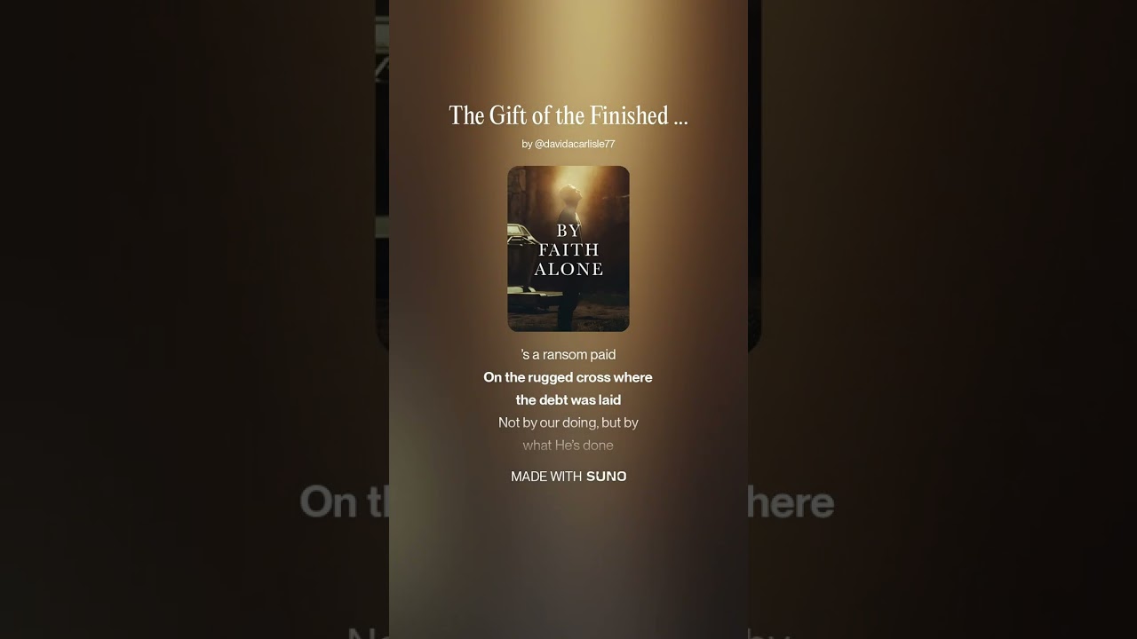 The Gift of Finished Works