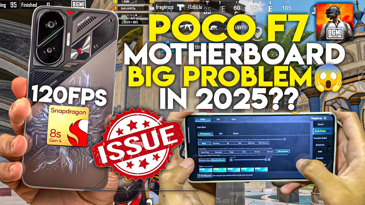 Why Poco F7 is Failing in 2025? | Motherboard Dead Issue Exposed 2025 | Poco F7 120Fps BGMI/PUBG🔥