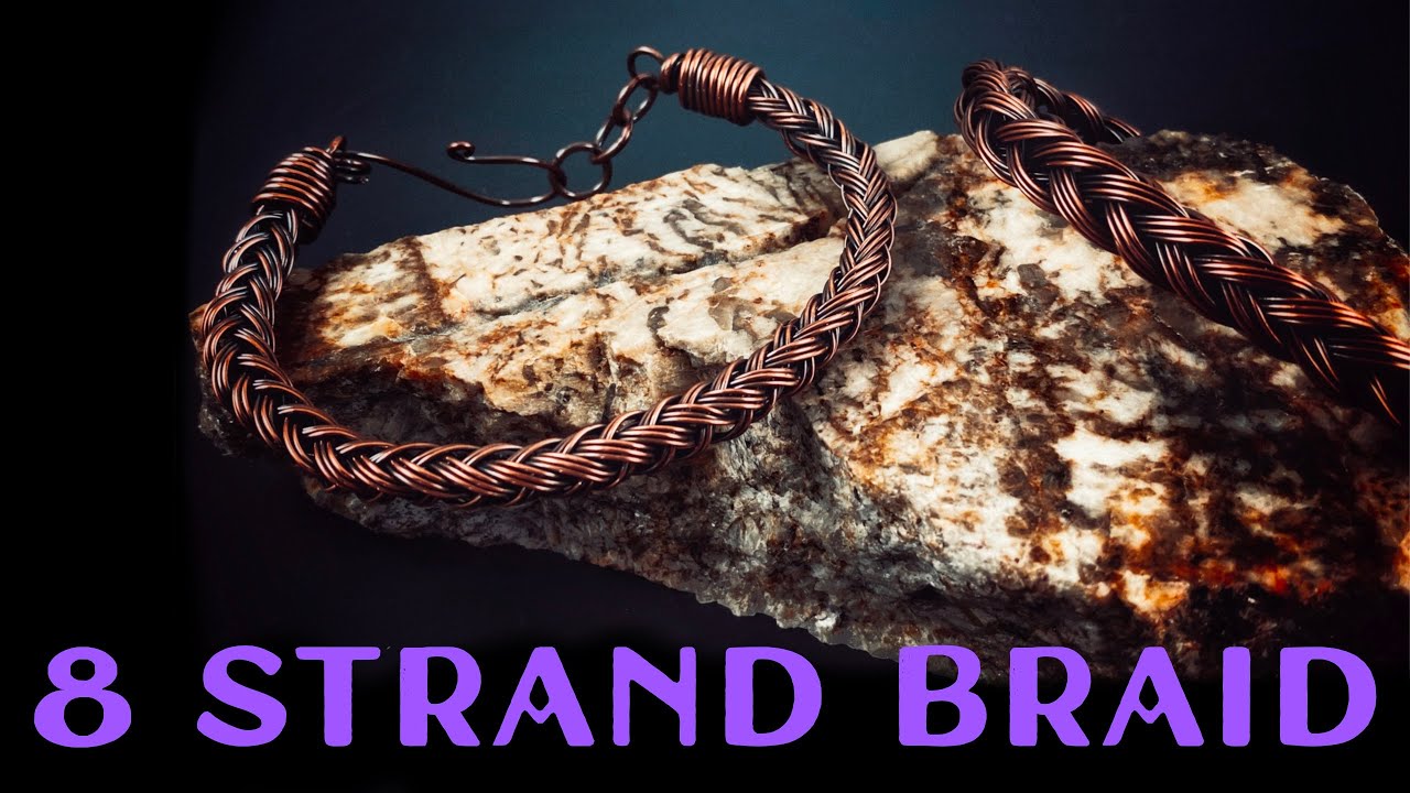 8 Strand Square Braid Wire Bracelet Tutorial Made With Speaker Wire!