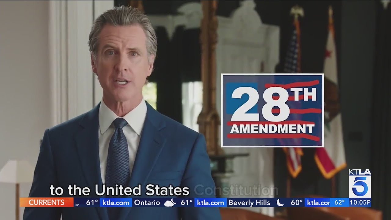 Gov. Newsom proposes 28th constitutional amendment for gun reform