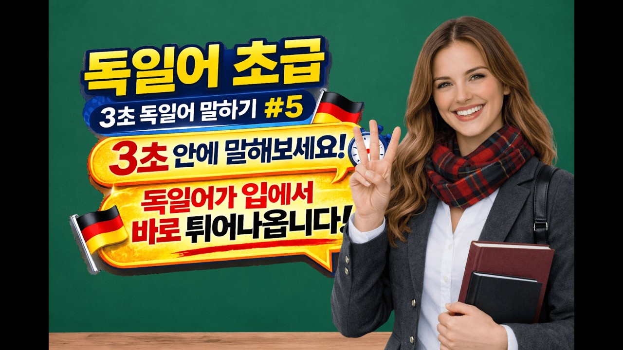 왕초보 독일어회화(A1) 말하기 연습 | 5편(일반동사)