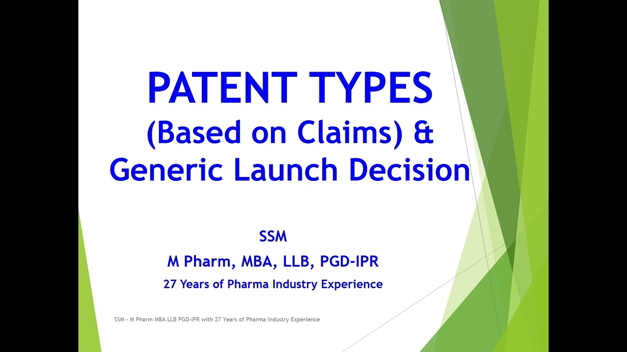 Patent Types (based on claims).
