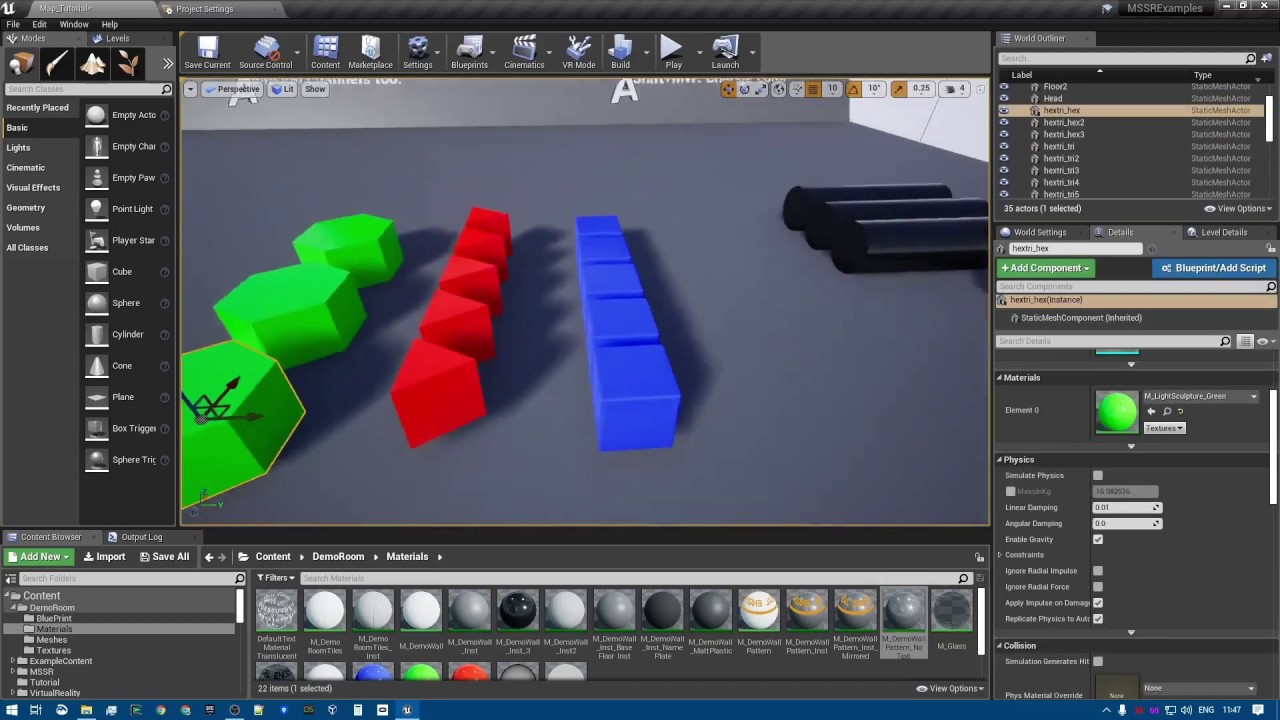 Using your own meshes with MSSR plugin for UE4