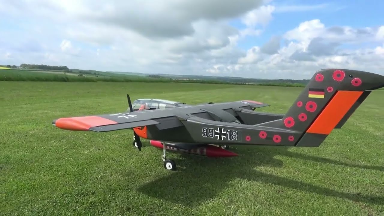 Al practices with his PICHLER BRONCO OV-10B