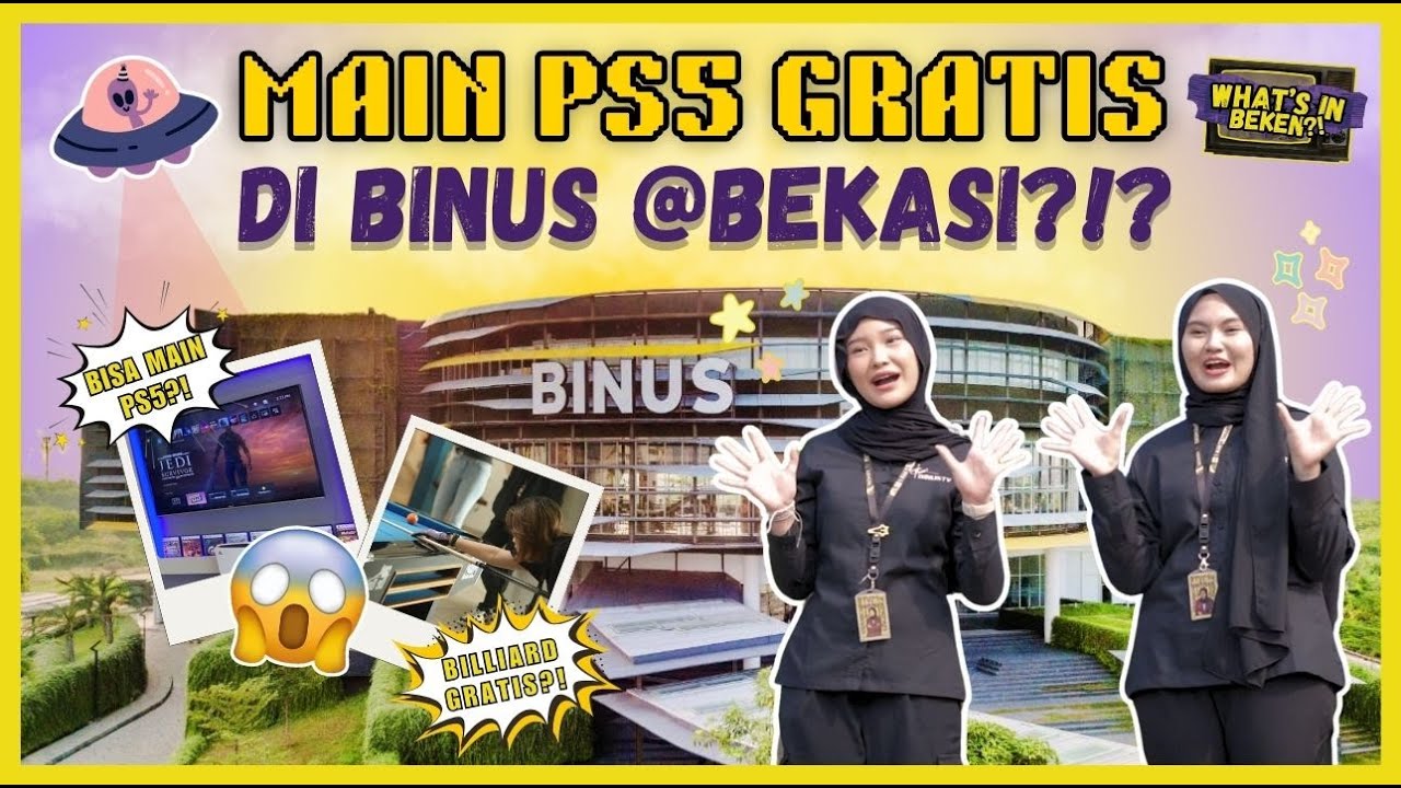 WOW! BINUS @Bekasi Punya PS5 di Kampus?! Gak Percaya? Lihat Sendiri!🏃💨 | WHAT’S IN BEKEN