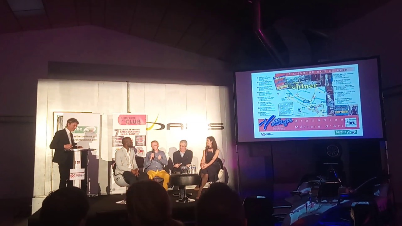 Armel Labb&eacute; &agrave; la soir&eacute;e des ambassadeurs de la Sarthe