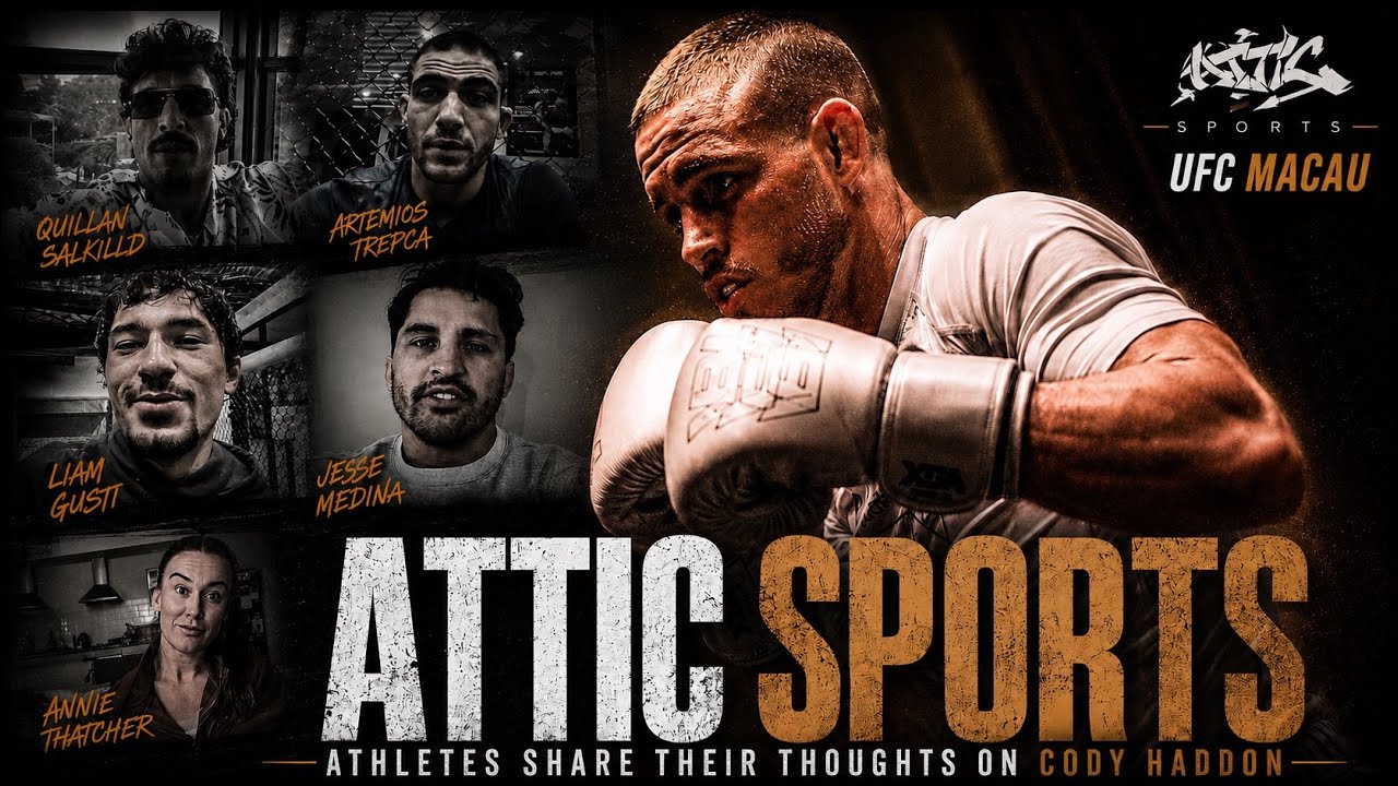 Attic Sports Athletes Back Cody Haddon Ahead of UFC Macau