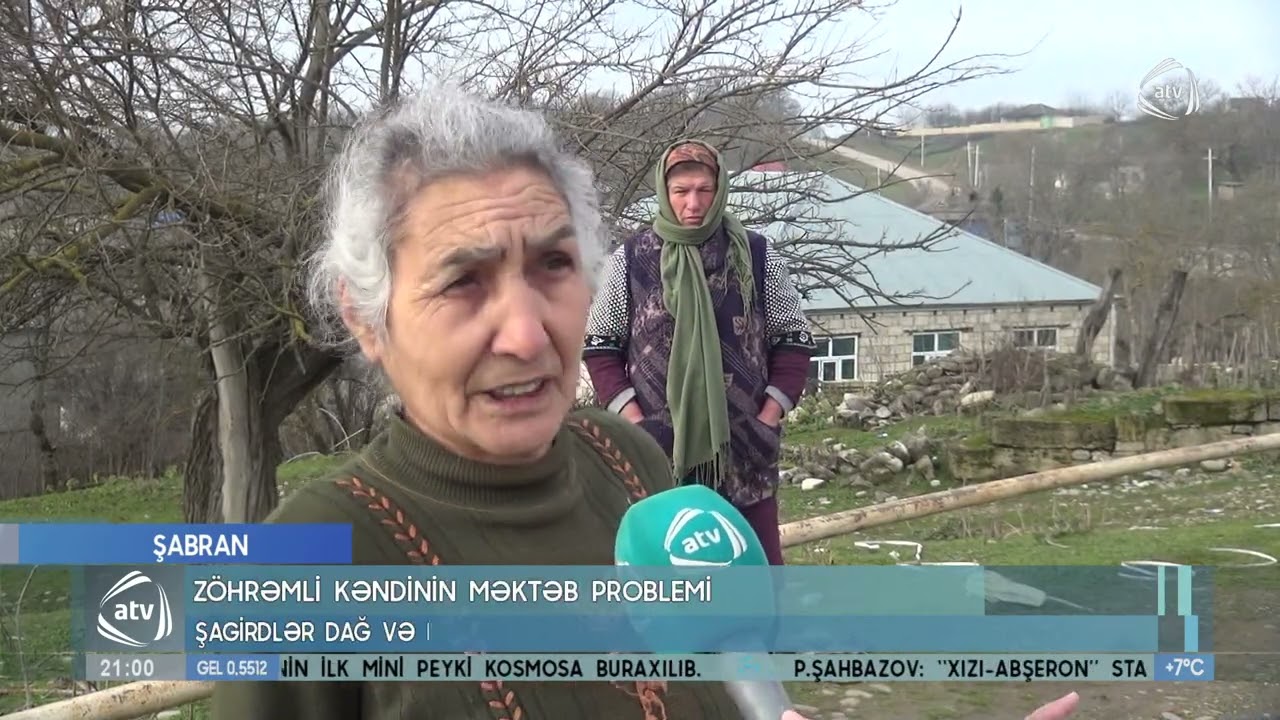 Şabranın Zöhrəmli kəndinin məktəb problemi