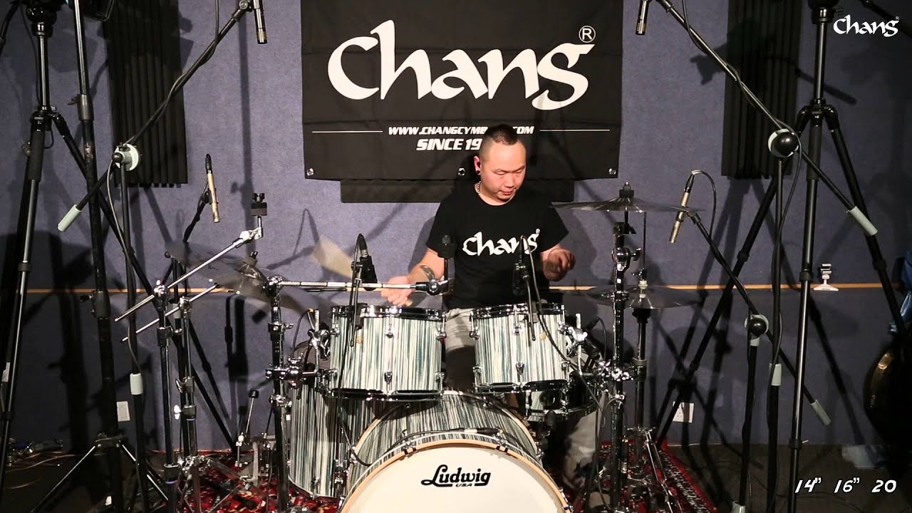 Chang Cymbals--New alloy ARMOR cheap cymbals sound video