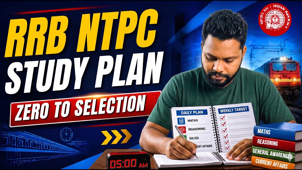 RRB NTPC Study plan in Tamil| Railway NTPC syllabus and strategy