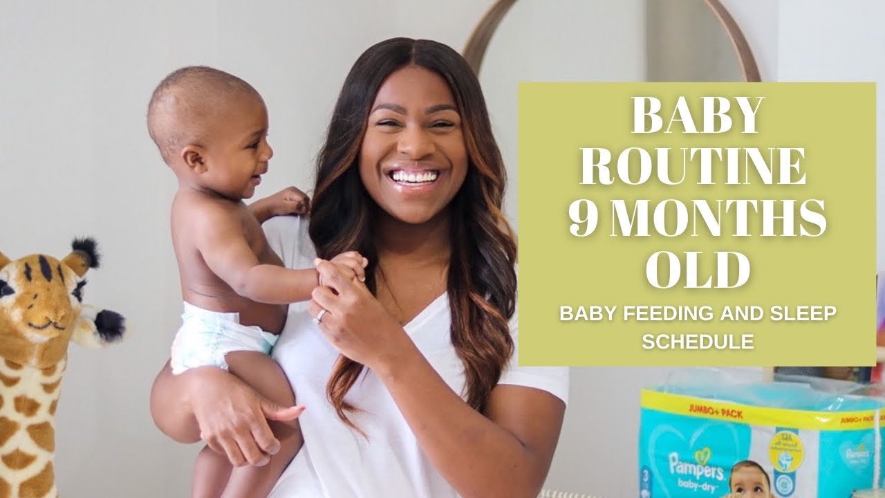 BABY ROUTINE - 9 MONTHS OLD | FEEDING AND SLEEPING SCHEDULE | DESREEN