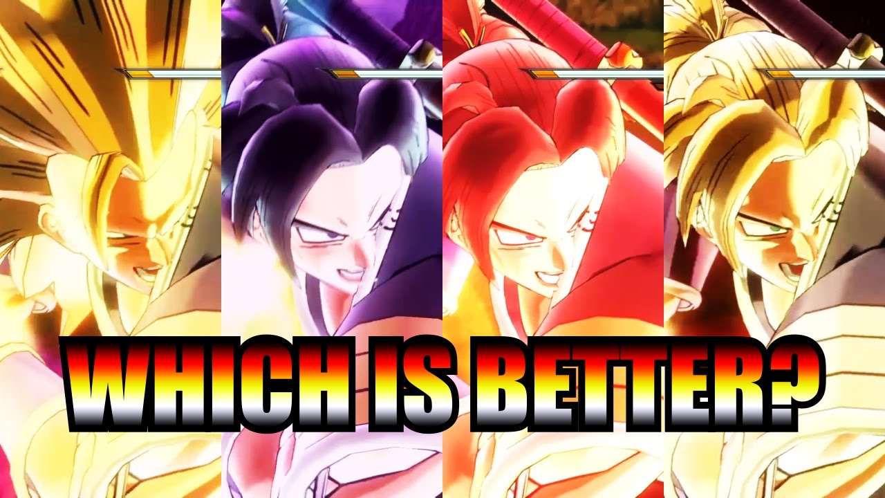 Xenoverse 2 Saiyan Transformations Compare: Super Saiyan, Kaioken, Potential Unleashed and others
