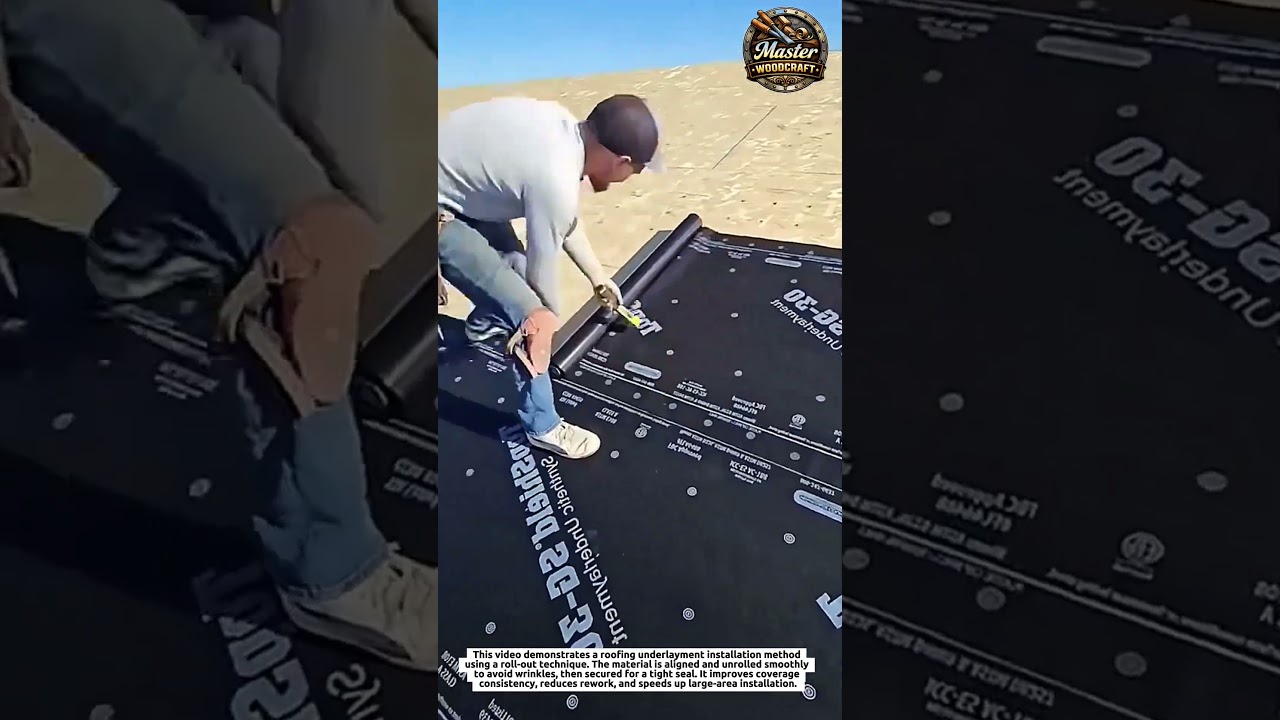 Roofing Trick Pros Use to Install Underlayment Faster and Cleaner