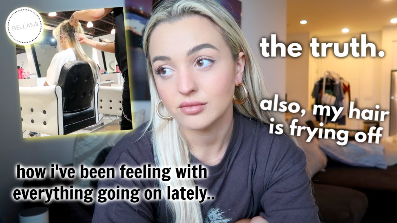 why i'm no longer wearing so much makeup.. + hair transformation
