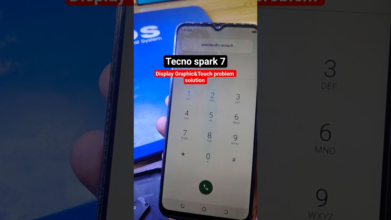 Tecno spark 7 display graphic solution | Tecno touch problem #repair #dashoratech #tecnospot