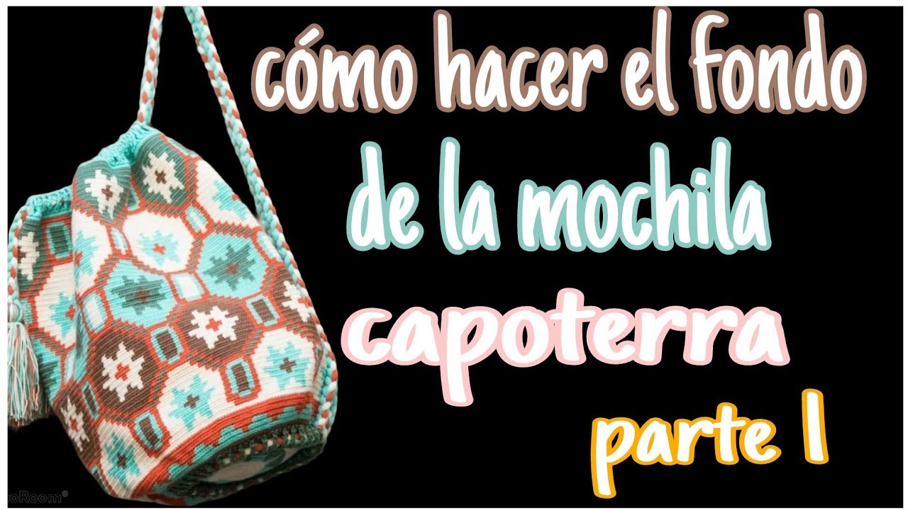 COMO HACER EL FONDO O BASE PARA LA MOCHILA WAYUU CAPOTERRA