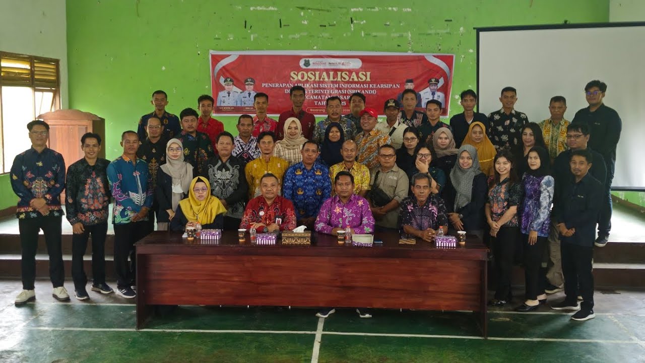 Pendampingan Aplikasi SRIKANDI di Kecamatan Basarang, Kamis (12/2/2026)