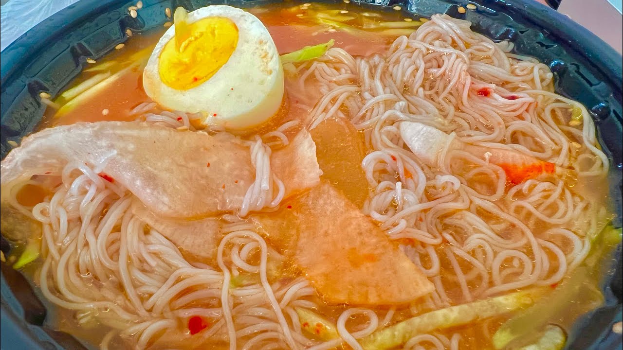 매운해장냉면+신전떡볶이 매운맛mukbang