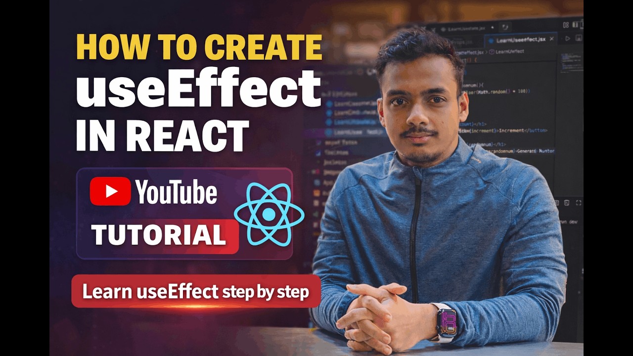 How to Create useEffect in React | Beginner to Pro Tutorial 🚀