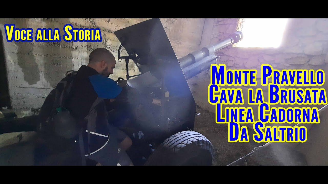 Monte Pravello - Linea Cadorna - Cava La Brusata da Saltrio (VA)