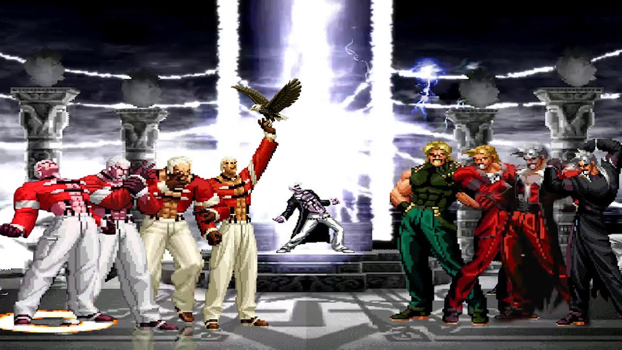 [KOF Mugen] Yashiro Nanakase Team vs Rugal Team