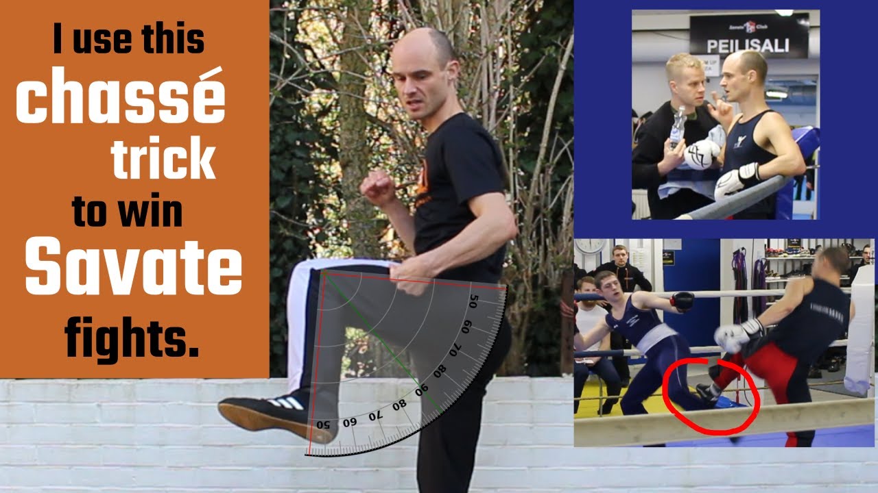 How to win Savate fights with Chassé Latéral Bas (SIDE KICK).