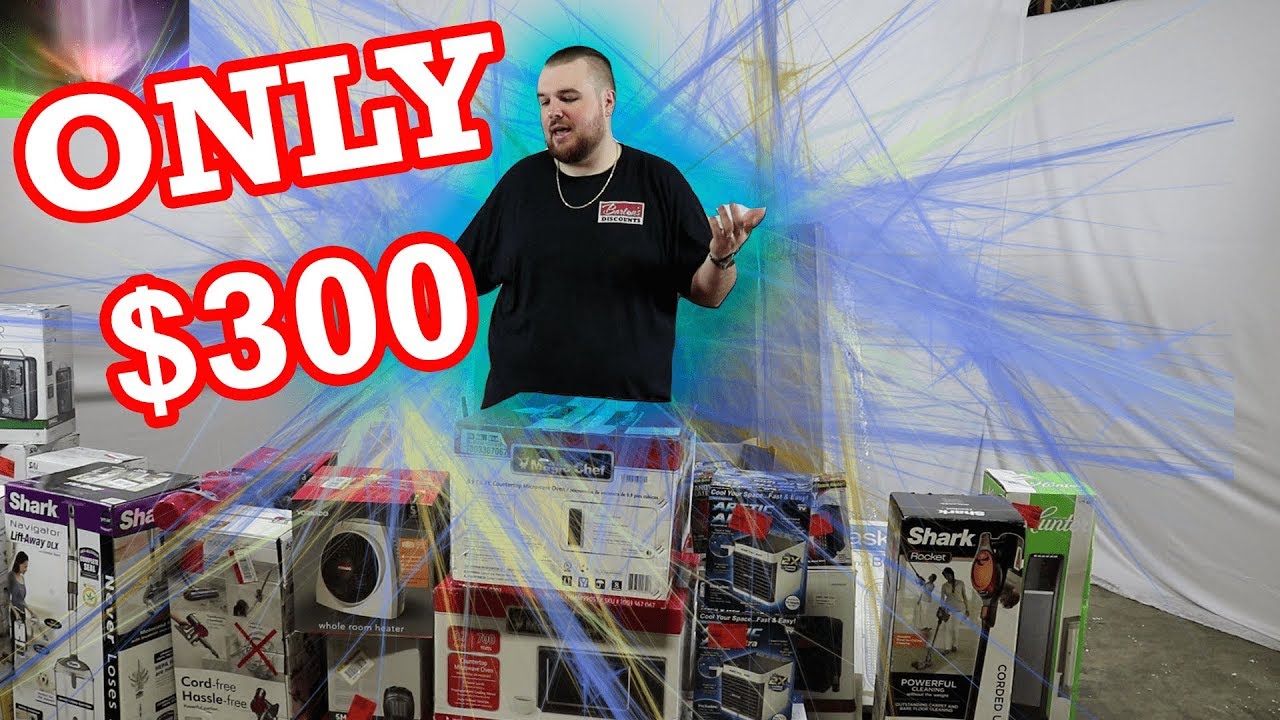 I BOUGHT A $300 HOME APPLIANCE LIQUIDATION PALLET: DYSON SHARK UNBOXING VIDEO