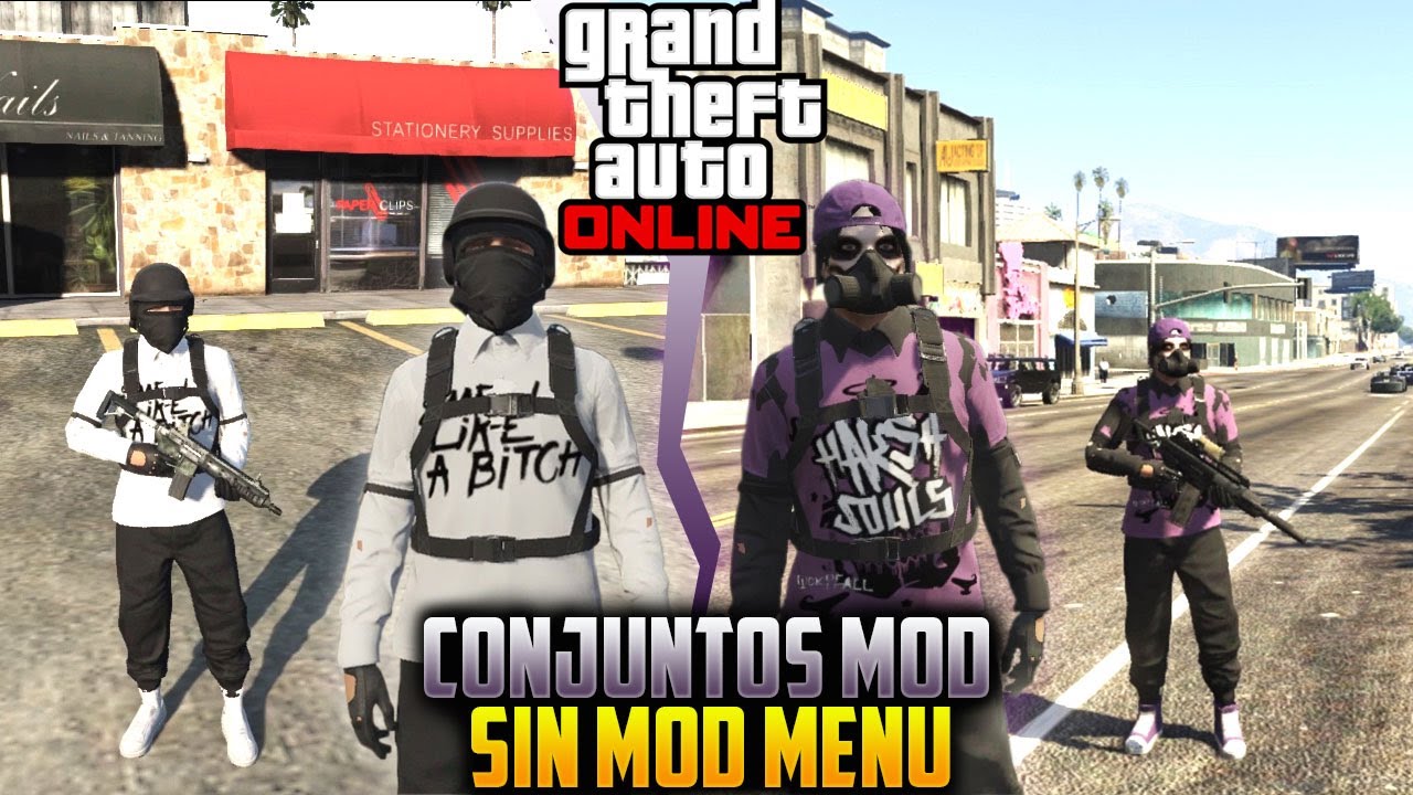 2 Conjuntos ♦️MOD♦️ Sin ♦️MOD MENU♦️GTA 5 ONLINE PS3👀