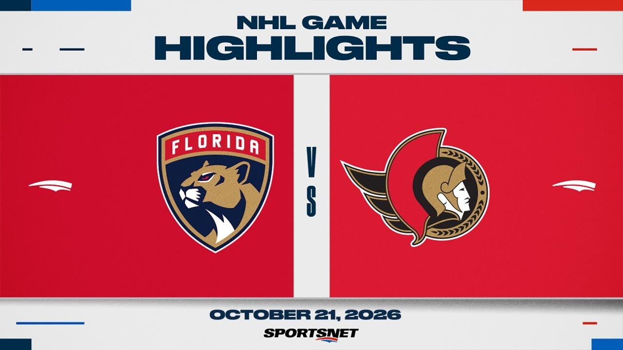 NHL Highlights | Panthers vs. Senators - October 21, 2026