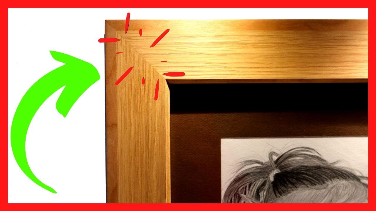 Cómo HACER un MARCO de MADERA para CUADRO. UNIÓN EN MADERA A 45 grados