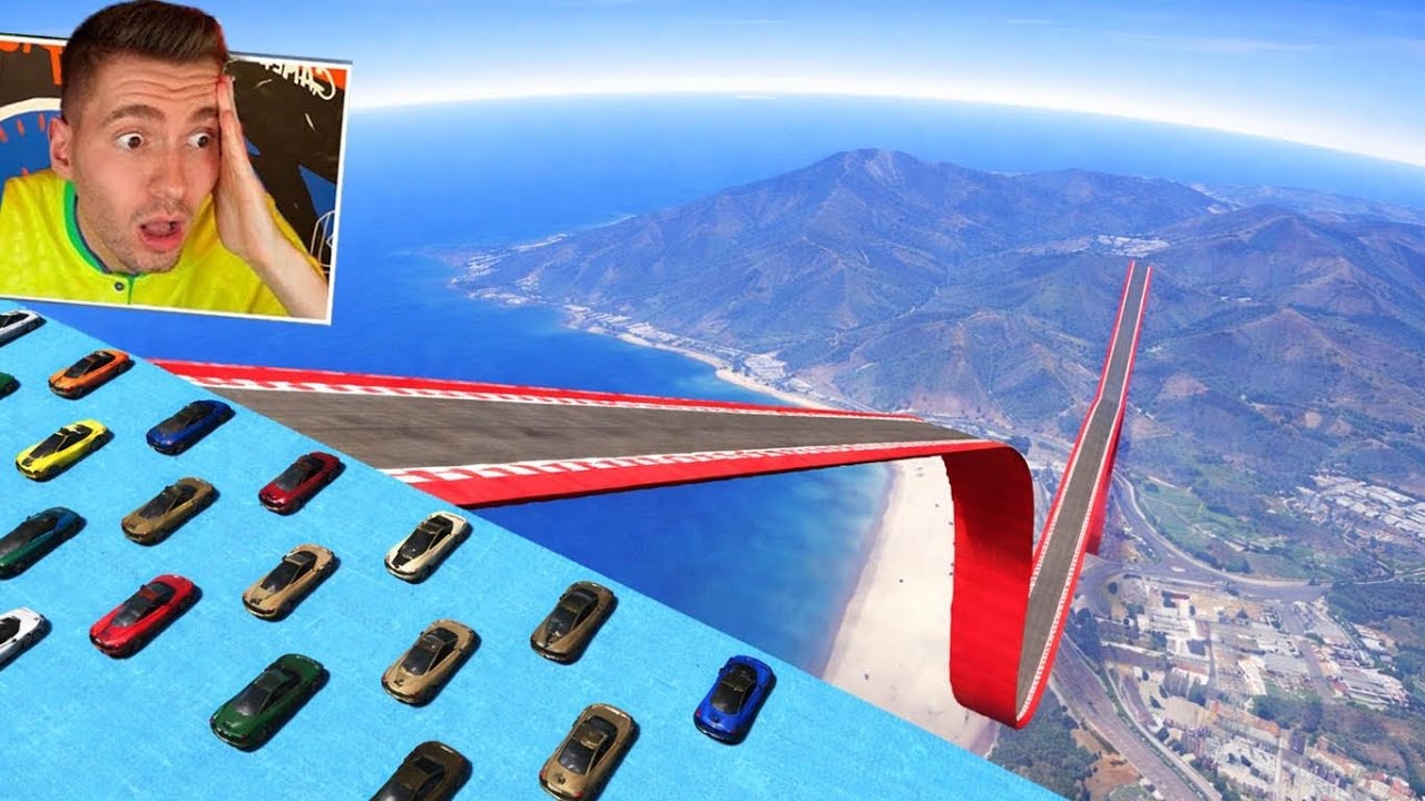 GTA V Online: (infinito) MEGA RAMPA com ONDULAÇÃO INFINITA!