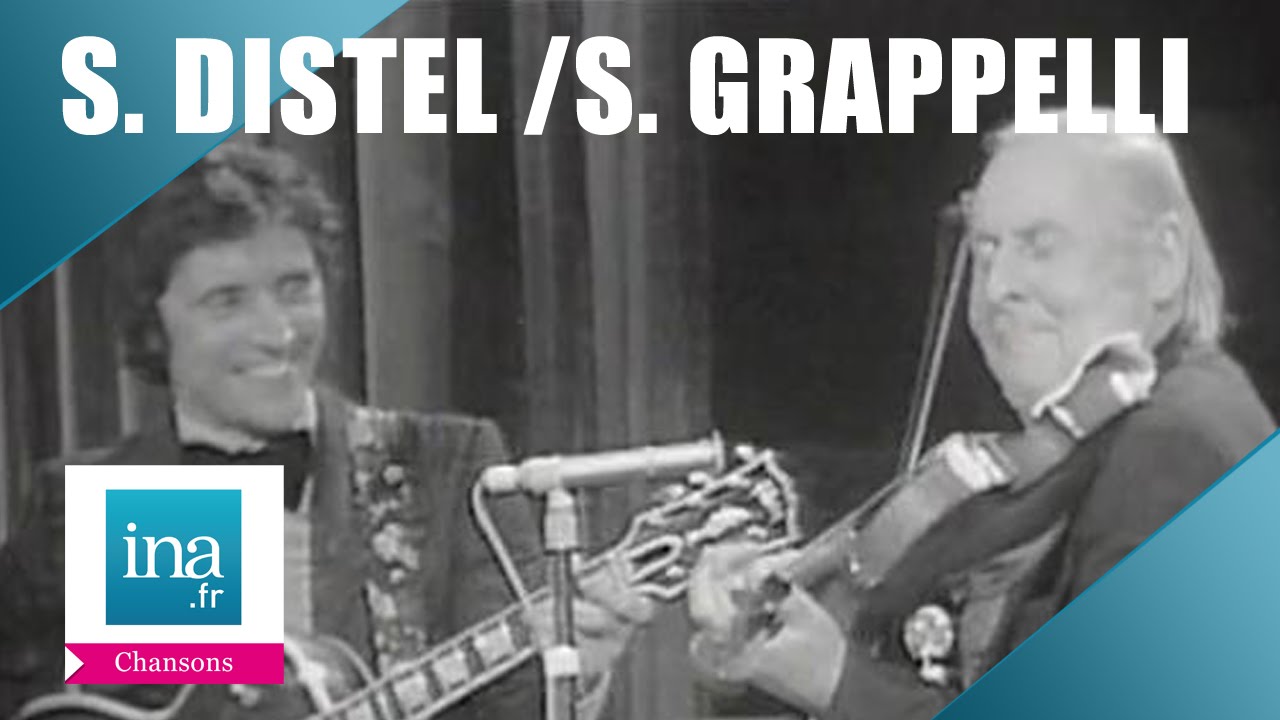 St&eacute;phane Grappelli et Sacha Distel 