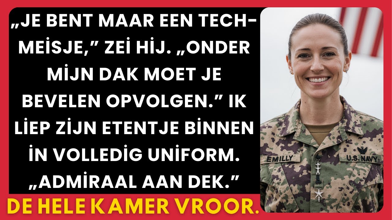 Hij gaf me wekenlang orders - tot ik het uniform droeg dat hij nooit verdiende