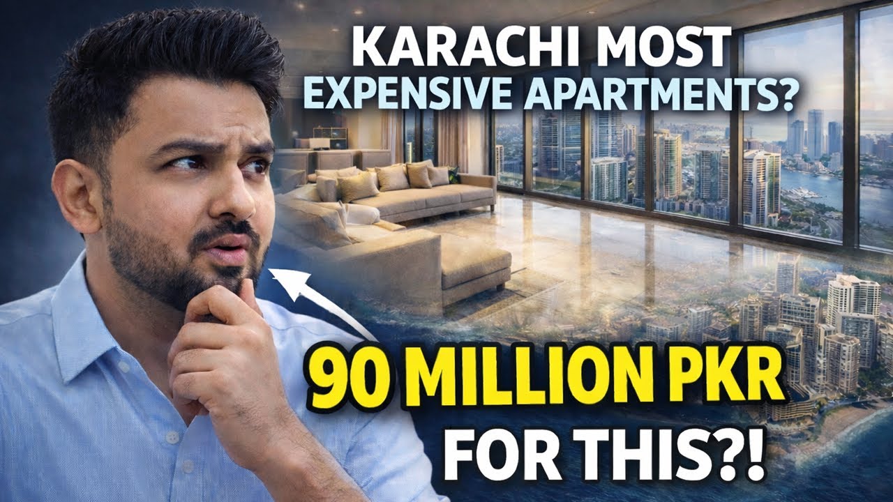 Inside 90 Million Apartment | 26th Floor Sea Facing | Emaar Crescent Bay Karachi