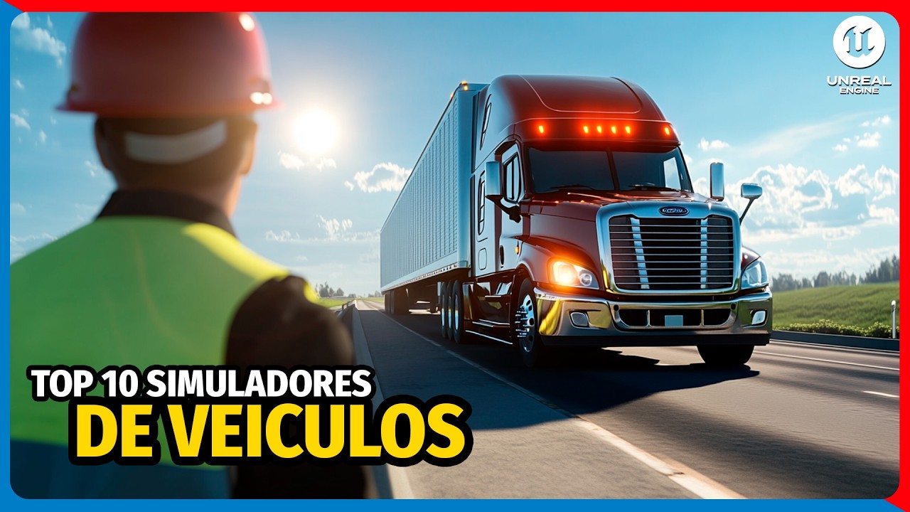 TOP 10 jogos de simula&ccedil;&atilde;o de VE&Iacute;CULOS que voc&ecirc; n&atilde;o PODE PERDER EM 2025
