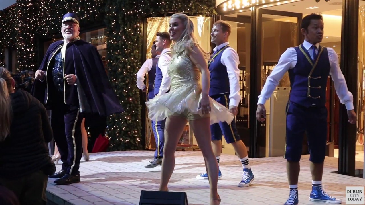 Part 2 of the Grand opening of Brown Thomas's Christmas Window on Grafton Street