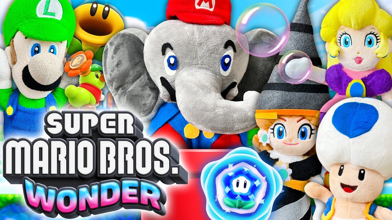 Paper Mario Bros - Super Mario Bros Wonder Plush!