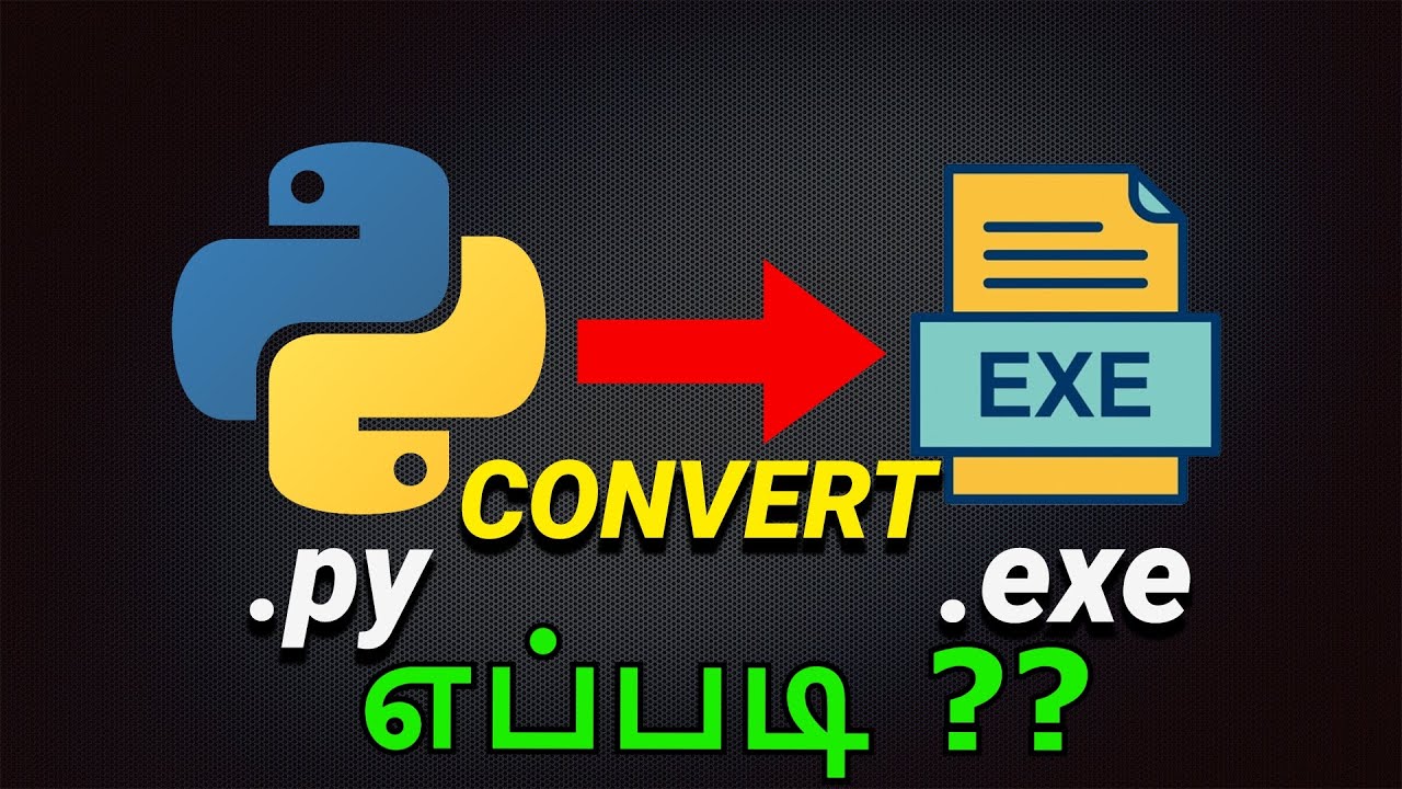 எப்படி python file convert to exe file ??? #codinganna