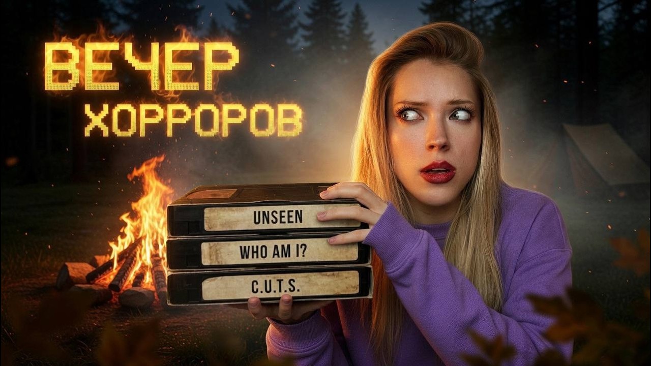 ВЕЧЕР СТРАШНЫХ ИСТОРИЙ! | C.U.T.S / UNSEEN / WHO AM I? | ПОЛНОЕ ПРОХОЖДЕНИЕ