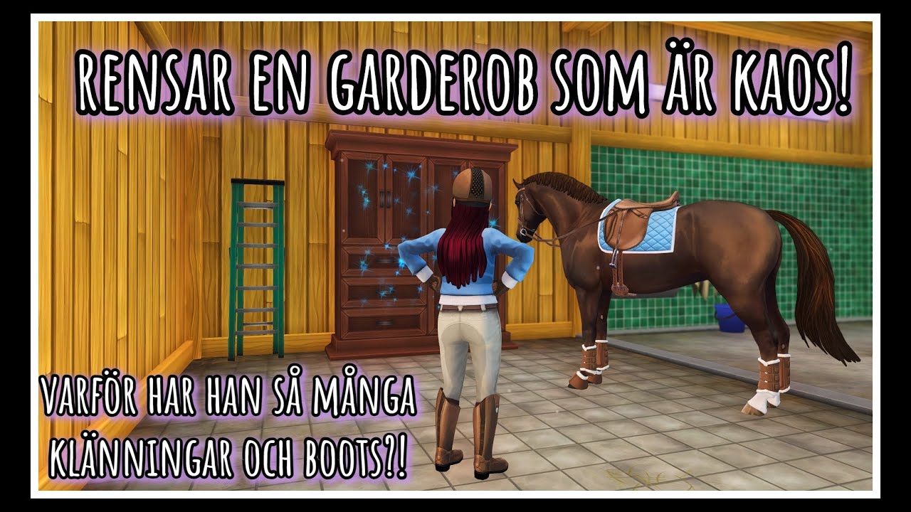 Rensar en garderob som är kaos!