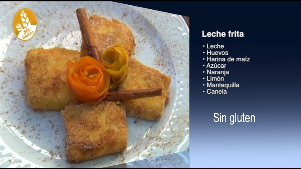 Receta de Leche frita sin gluten, como se hace