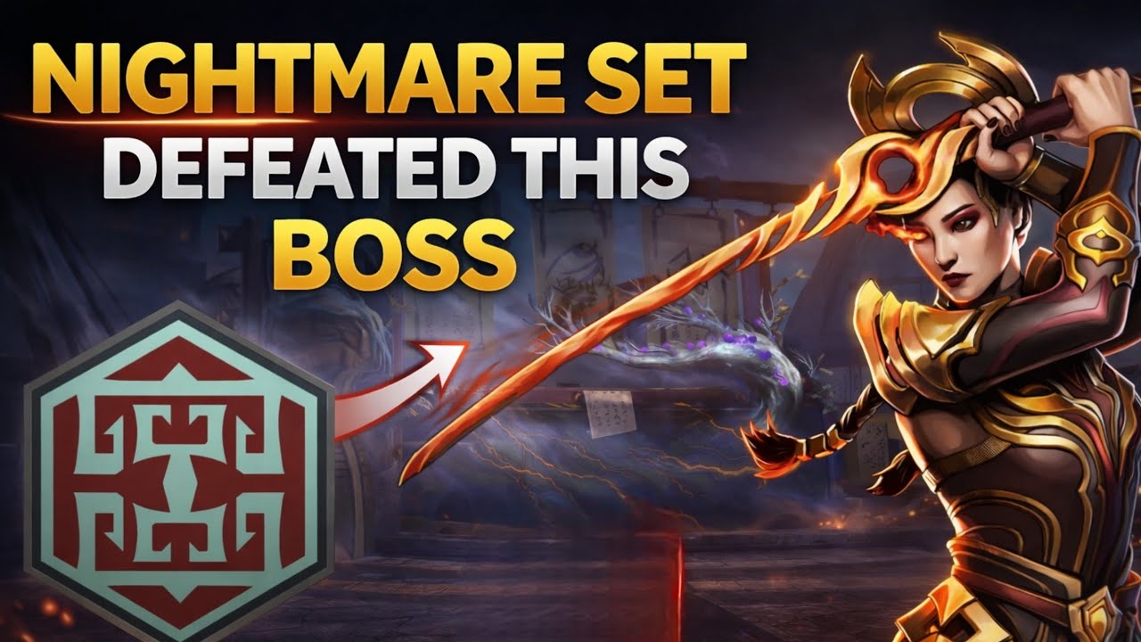 Trolled this hard OKAY FIGHTER using nightmare set ☠ - Shadow fight 3 