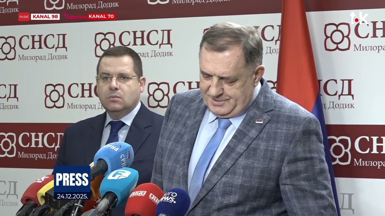 Vanredna pres konferencija SNSD-a o odluci cika II TOK TV II 2025