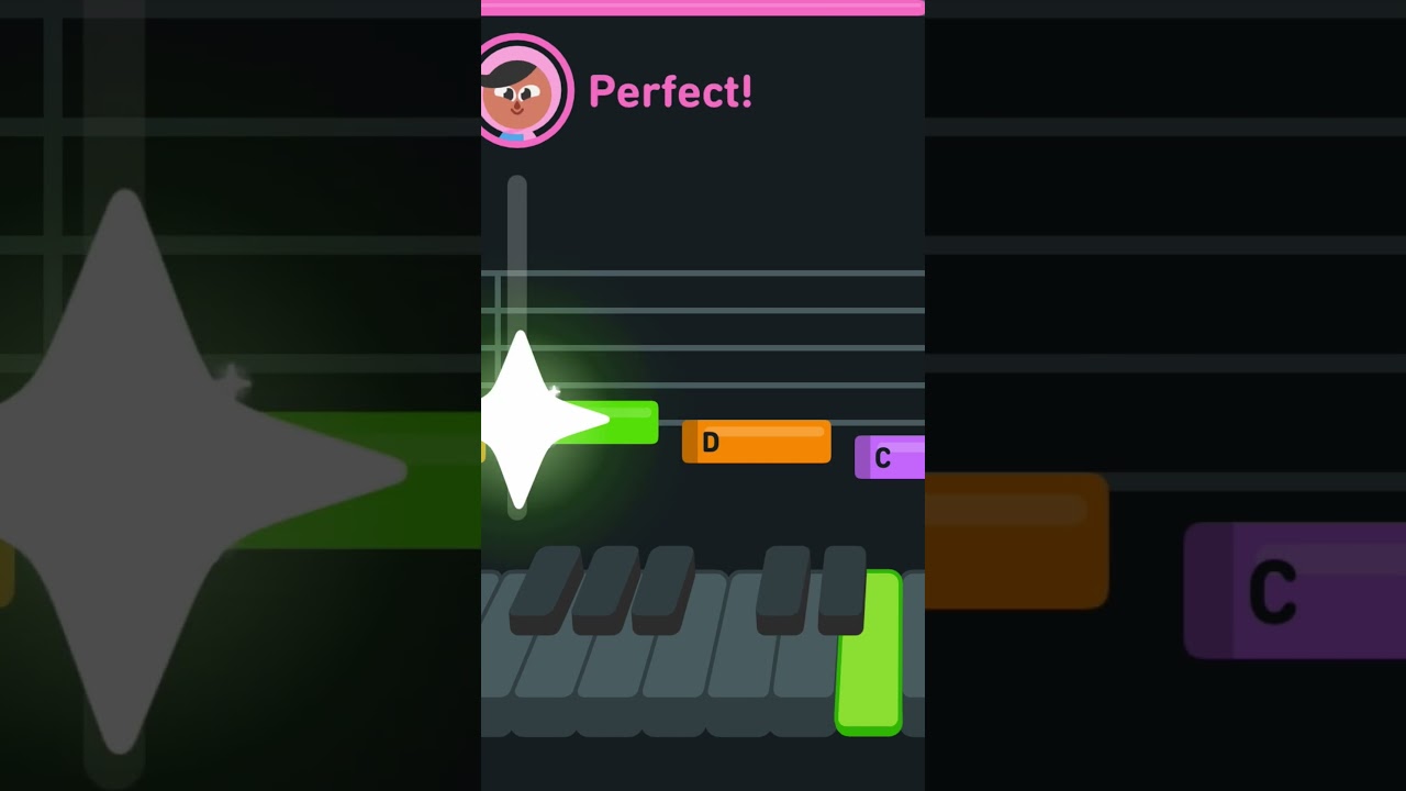 I’m using my voice to play the piano on Duolingo because why not and this is harder than it looks 😭