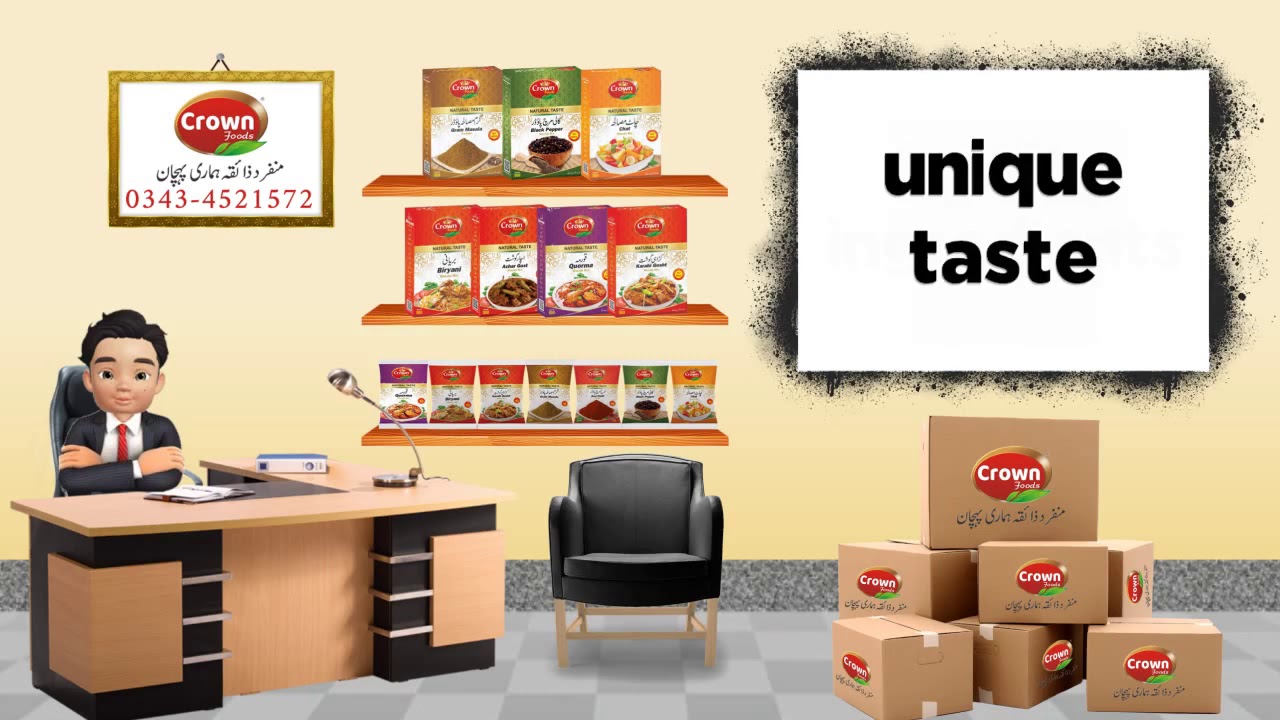 crownfoods l 26designer l  whiteboard animation