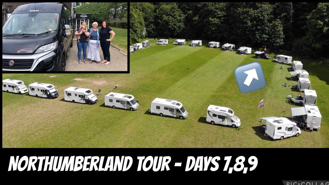 Pearl RETURNS To Elddis - SURROUNDED By Chausson Motorhomes - Durham Rugby Club Camping
