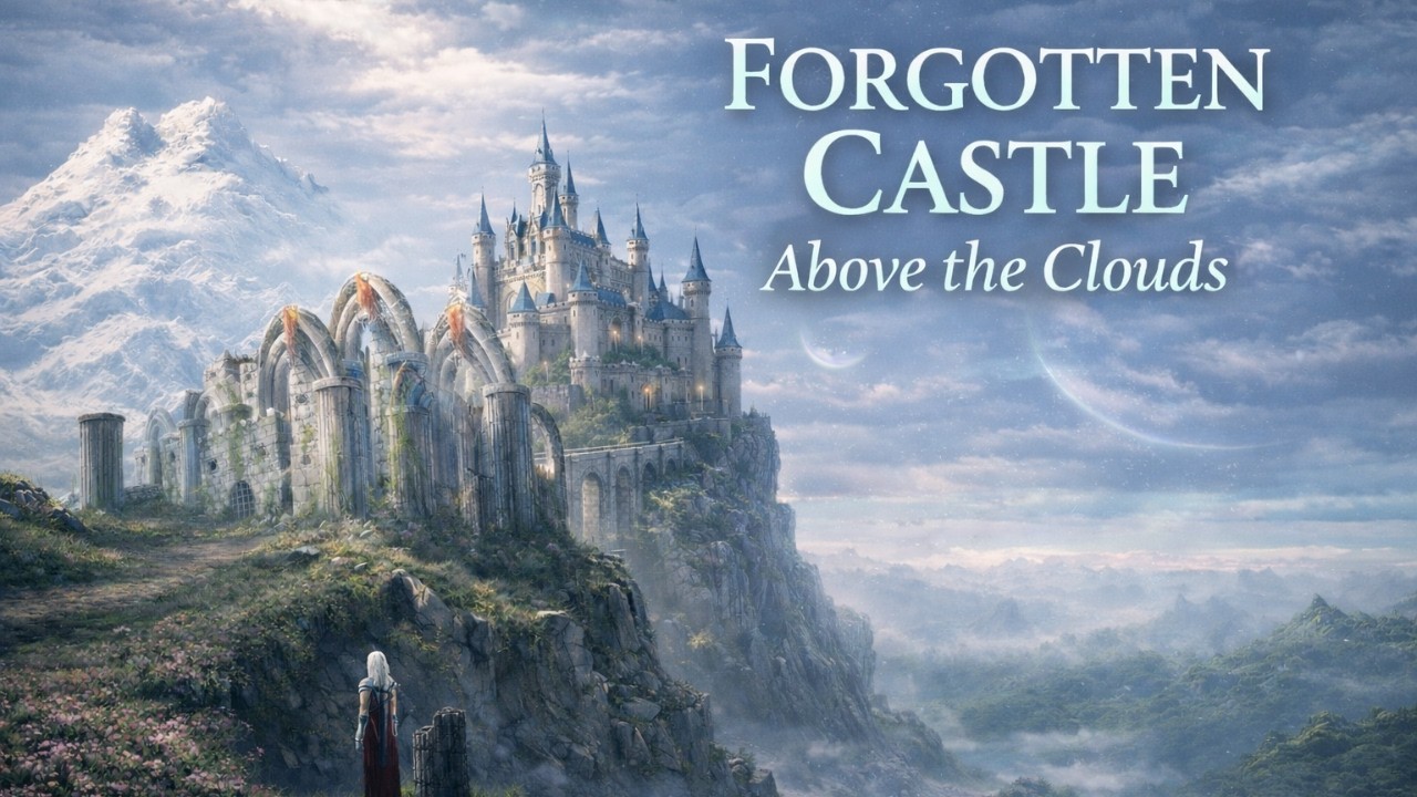 The Forgotten Castle Above the Clouds – Magical Fantasy Ambience to Escape Reality 🌫️✨