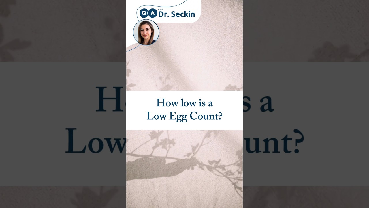 What is a low egg count?